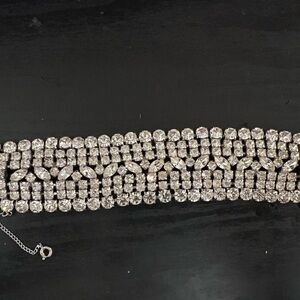 Vintage Kramer of New York Rhinestone Bracelet
